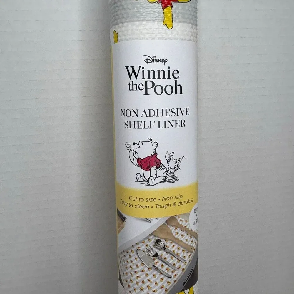 Disney Winnie The Pooh Non Slip Non Adhesive Shelf & Drawer Liner 18